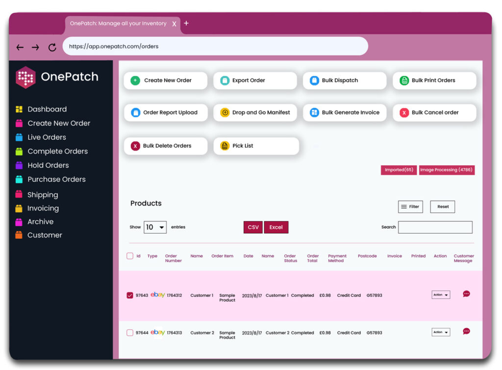 Ebay Order Management